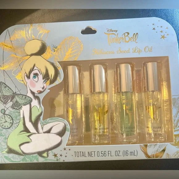 BNIB Disney Tinkerbell lip balms and lip oils - Picture 3 of 3